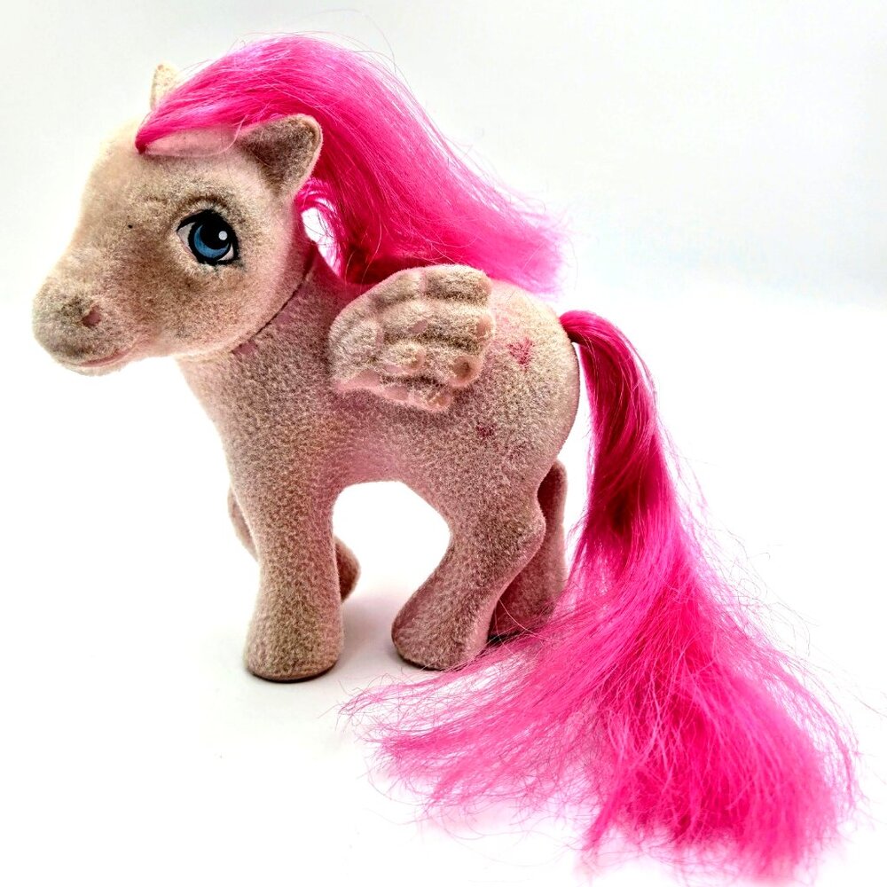 My Little Pony G1 So Soft Heart Throb Flocked Hasbro MLP Toy Read